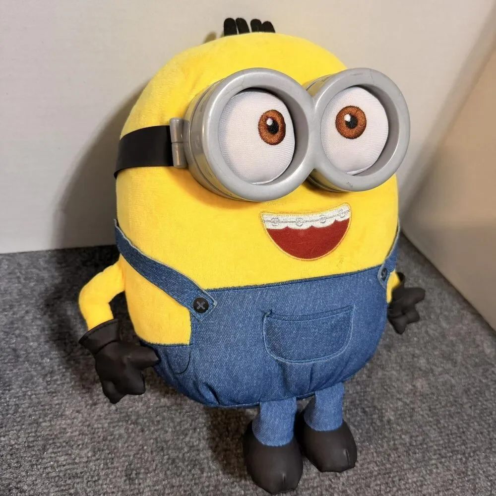 Minions The Rise Of Gru Talking Plush Stuffed Toy Just Play Medium Yellow